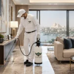 مندوب شركة مكافحة حشرات في الجيزة